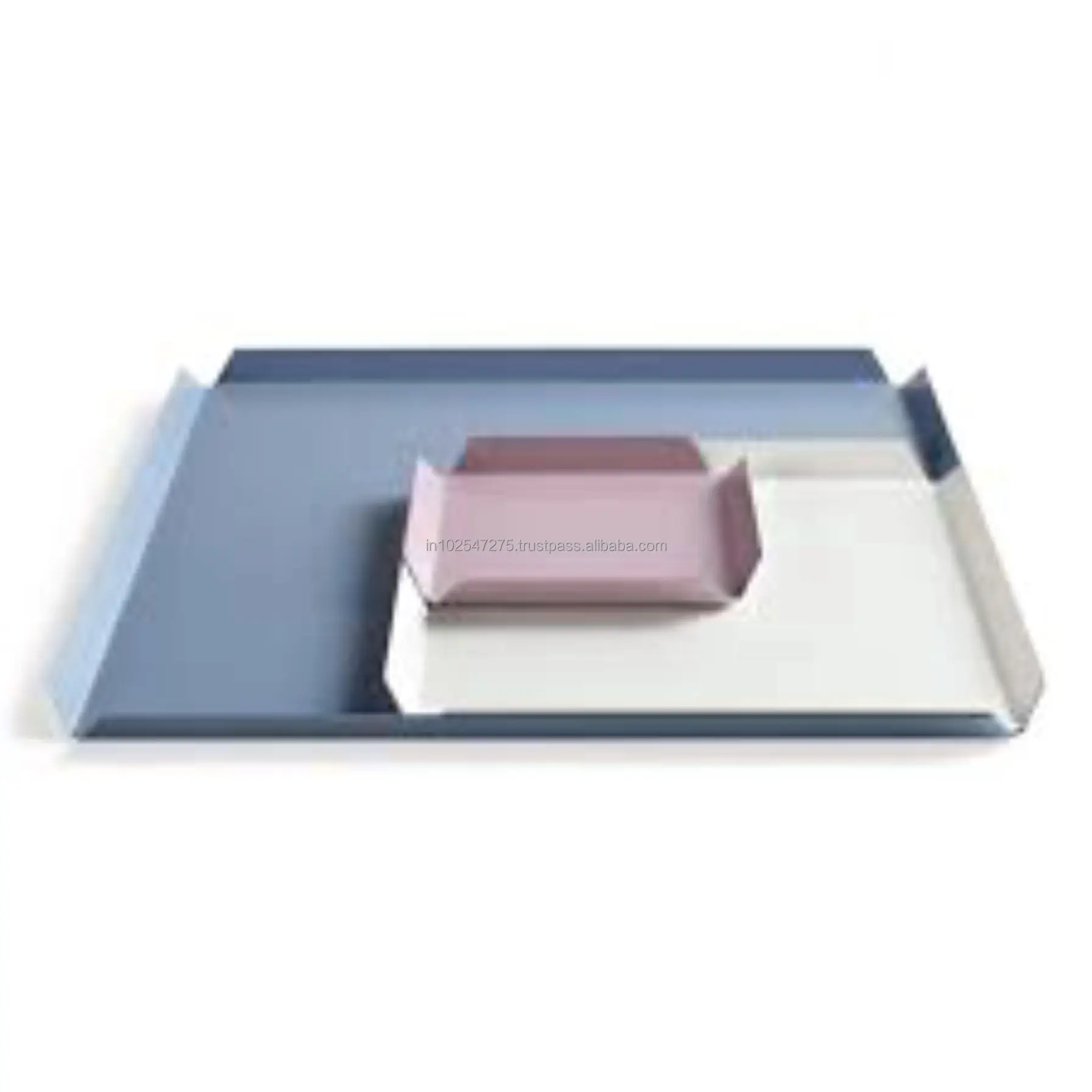Modern Luxury Kitchen Rectangular Big Platters Wholesale Tray Serving tray With Handle