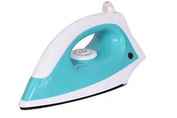 Reve Light Dry Irons Box for Press Clothes Electric 750W Coating  (White & Sky Bule)