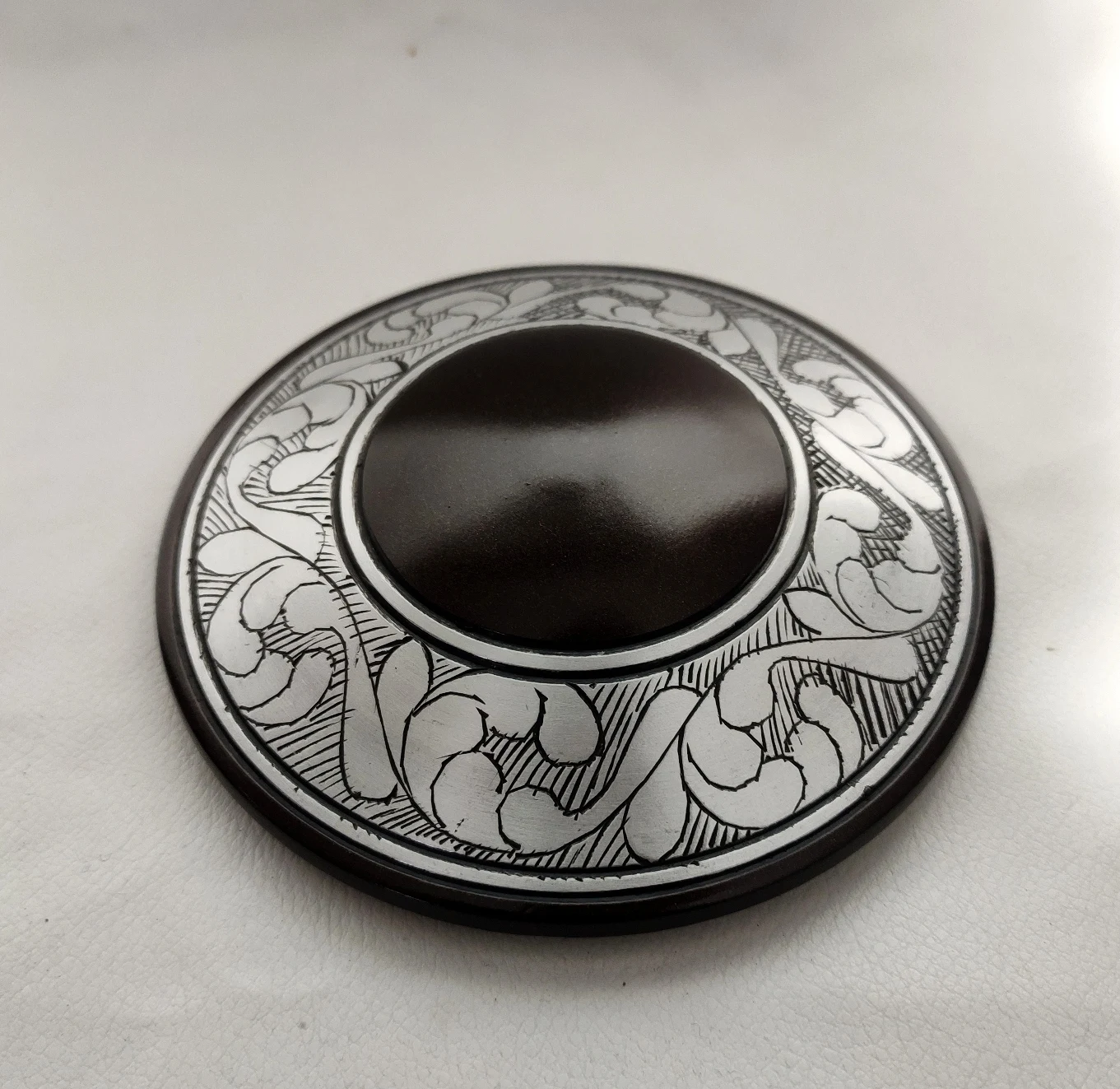 Crucifix Engraving Cremation Urn Handmade Aluminum Casted Engraved Funeral Adult Cremation Urn By The Muse Inc