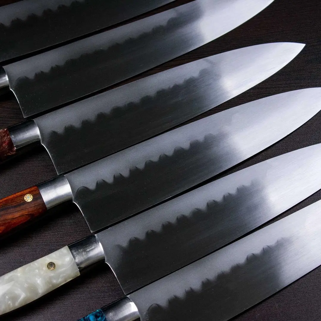  Горячая продажа кухонные 8-дюймовый поварский нож с дамасковой стальной лезвие