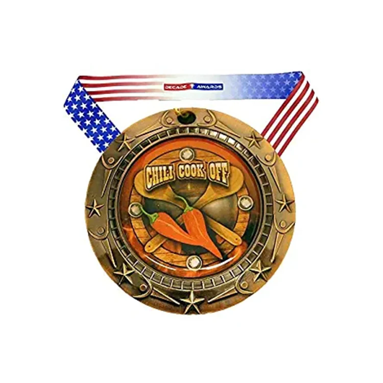 
Wholesale cheap marathon football running custom logo printed golden metal medals 