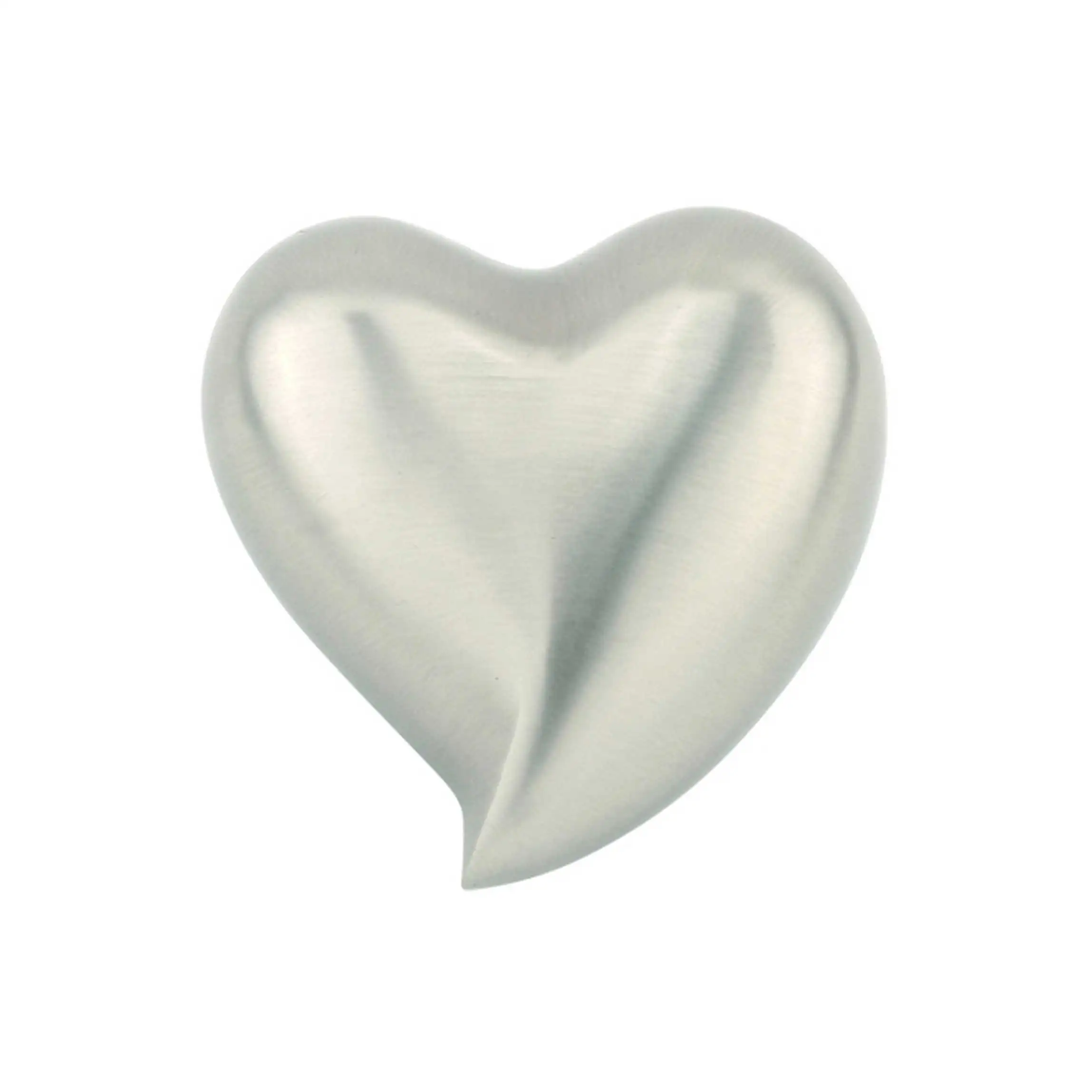 Vine Engraved Heart Shape Keepsake Memorial Ashes Urn For Burial Services Solid Brass Cremation Urn Solid Funeral