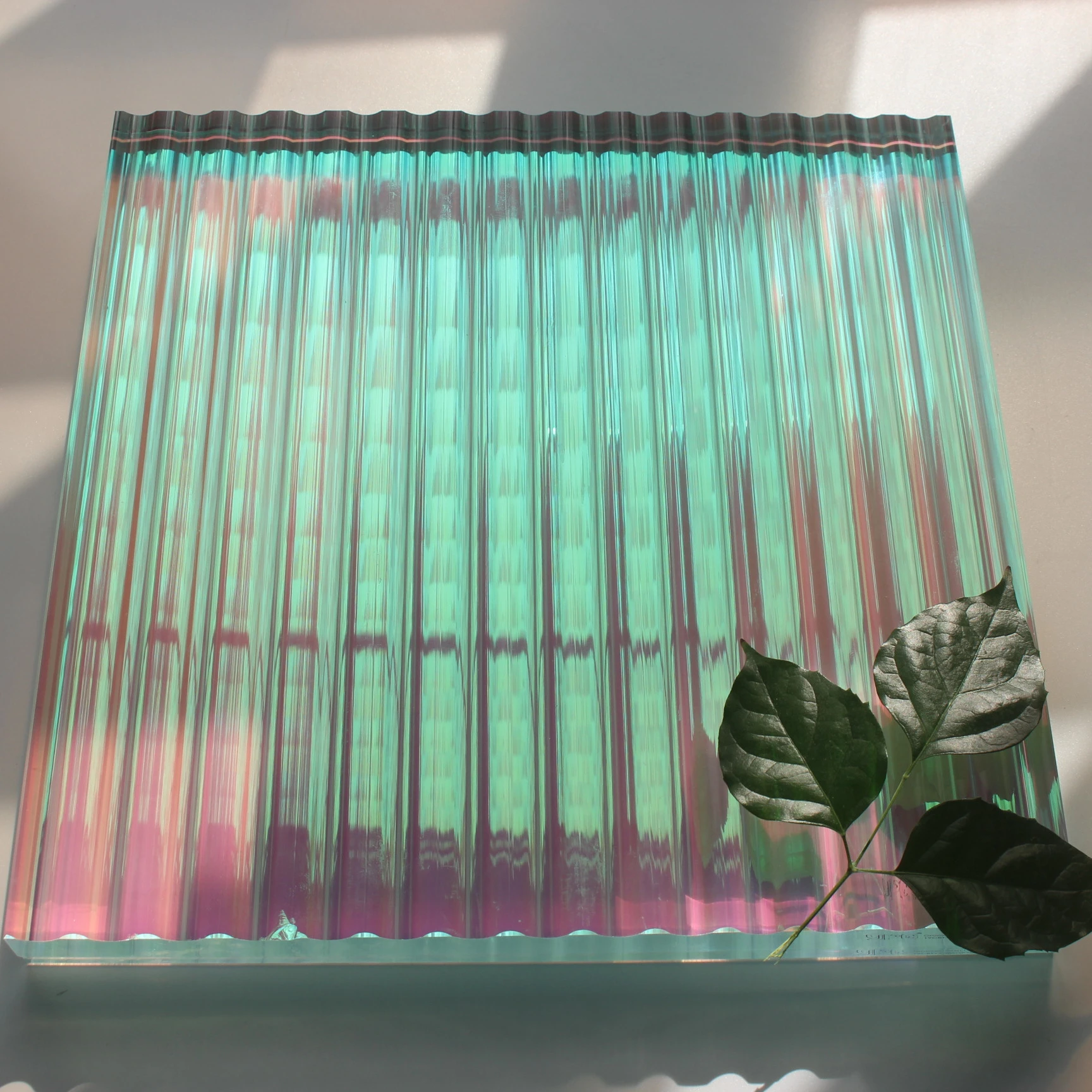 6mm -8mm colorful dichroic tempered decorative glass