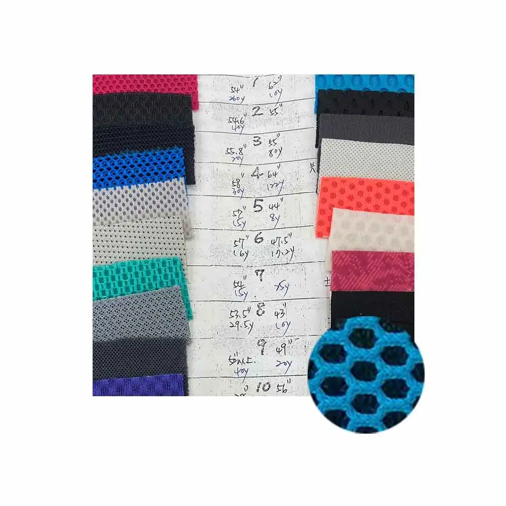 Дымчатая сетчатая ткань, полиэстер для обуви, трикотажный Подарочный рюкзак