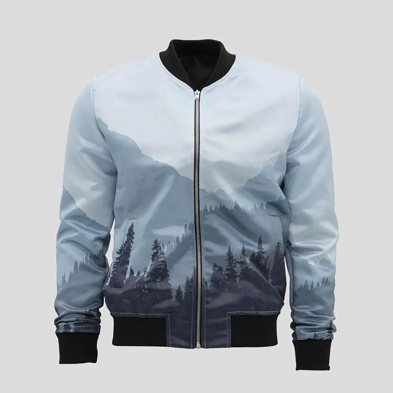 
Custom Bomber Jacket Water Proof Finish With Quilted Lining Customize Front, Back, Sleeves Label Jackets 
