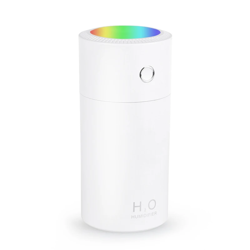 Sample Best Home Rotimatic LED Night Light Color Changing Portable Mini USB Car Cup Mist Air Humidifier