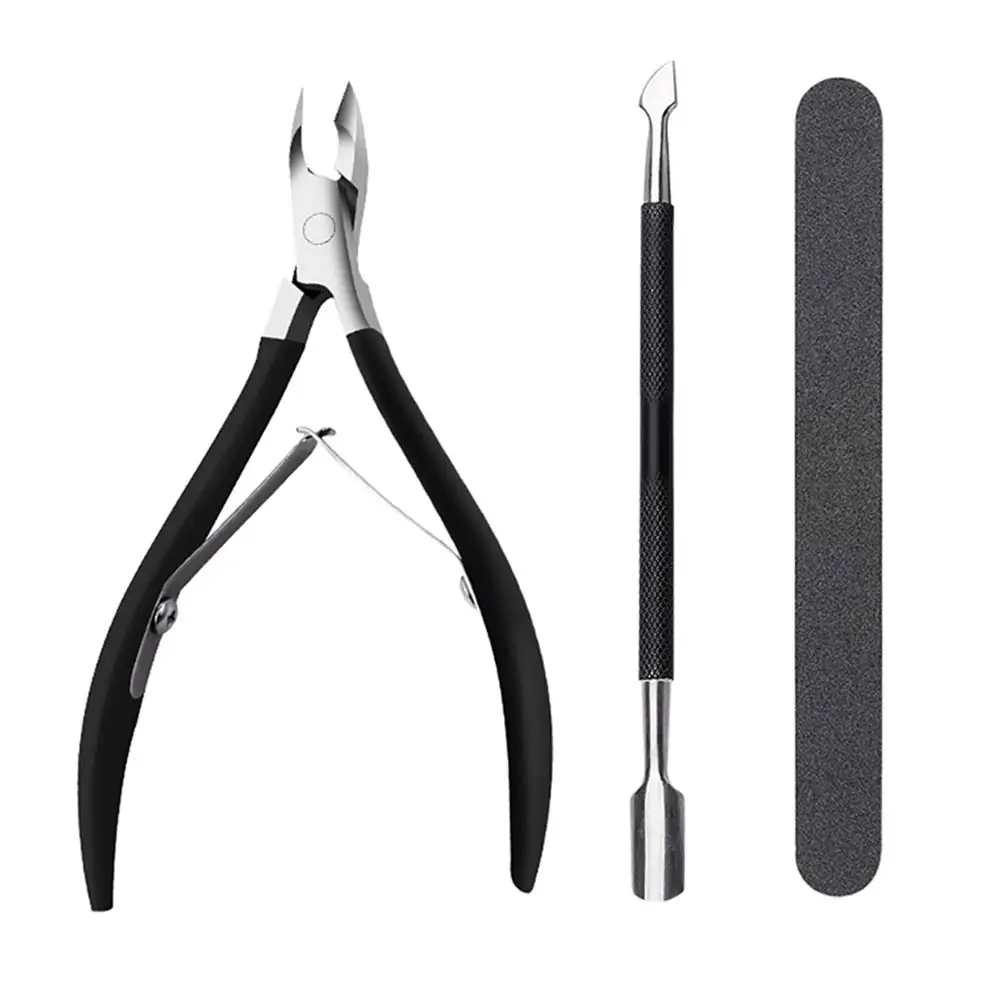 Cuticle Nippers 6mm Jaw Size Black Color Coated