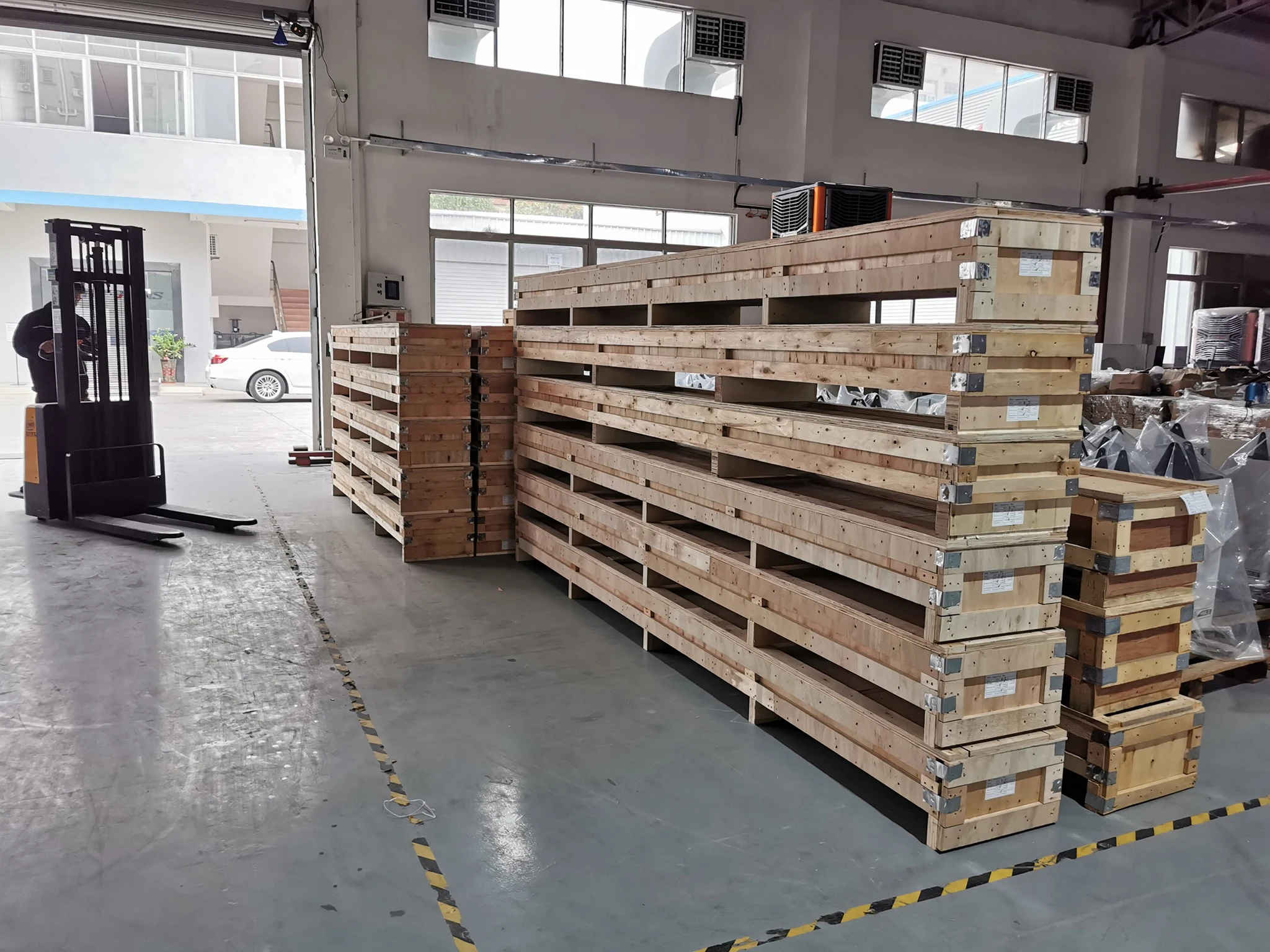 Aluminium Alloy HVLS FAN Malaysia 7.3 meter Big Fan Air Flow 15,000(m3/min) Warehouse (EB-BF-P73)