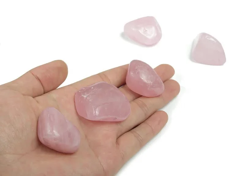 Rose Quartz Tumble Stone Large Rose Quartz Tumbled