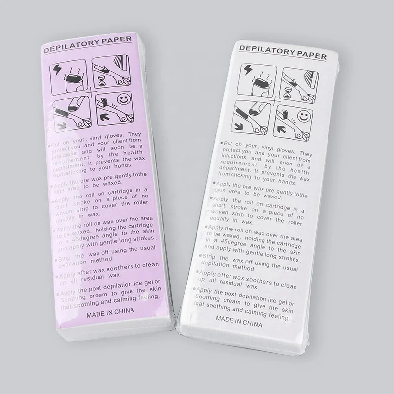 Wholesale factory price non woven disposable wax strip hair removal depilatory paper