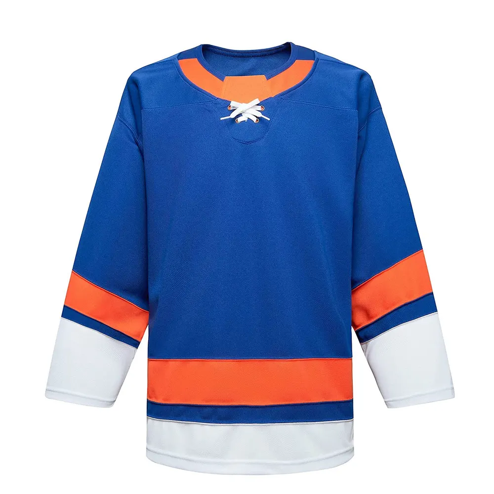 Customized Plus Size V Neck Blank Ice Hockey Jersey Men Top Shirts Sportswear Ice Hockey Uniforms