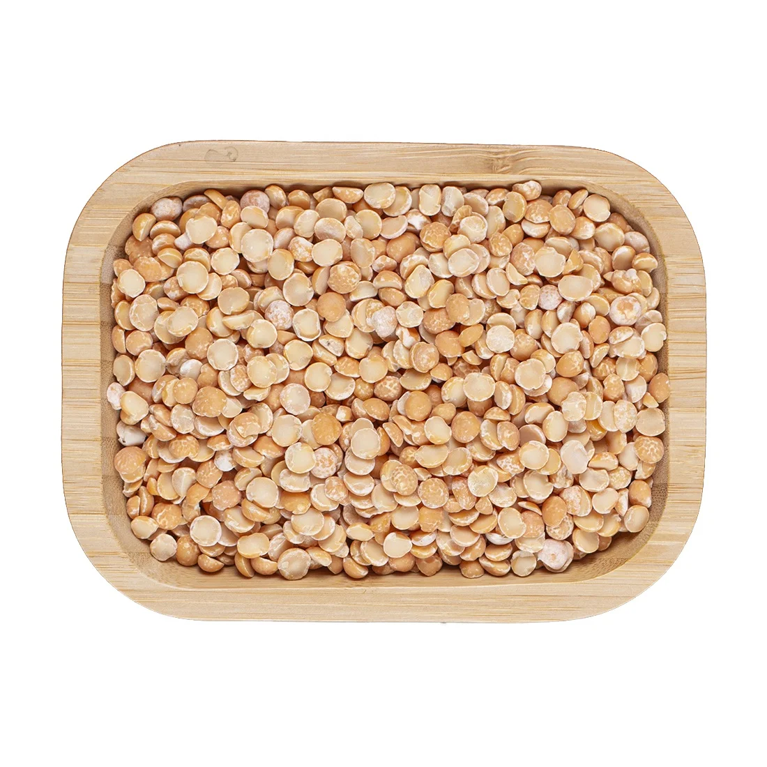 Wholesale Non-GMO Dried Yellow split peas wide 1/4 inch for cooking bulk healthy food 100% natural organic peas