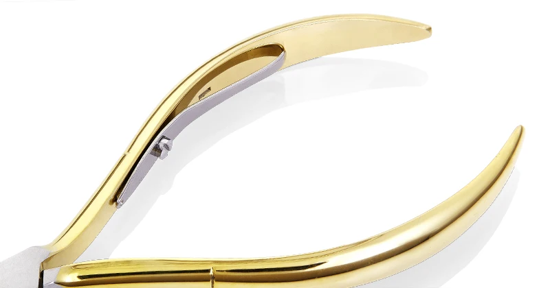 Stainless Steel Gold Plated Export Cuticle Nipper C-02G NGHIA NIPPERS High Quality Colorful Ladies Nippers Gift Set Vietnam OEM