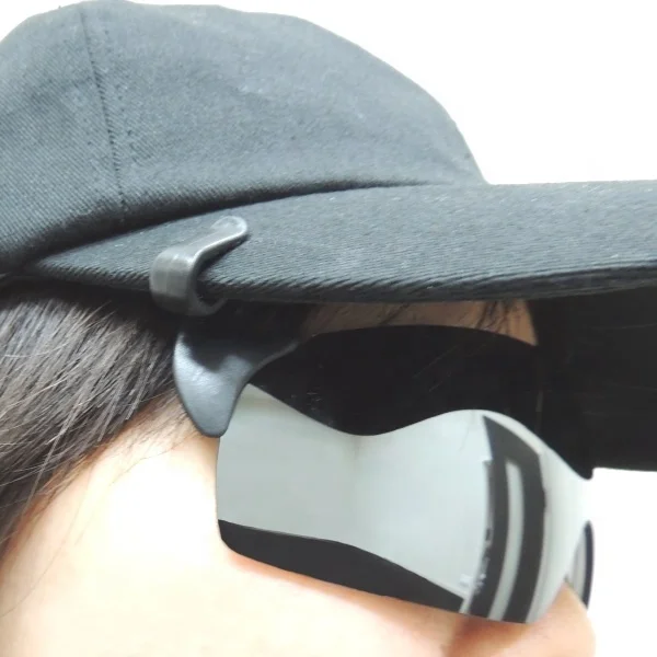 Fashion mirrored polarized cap clip on sunglasses