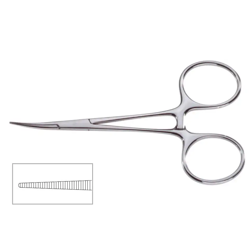 Halstead Mosquito Forceps, 5'(12.5cm), Curved