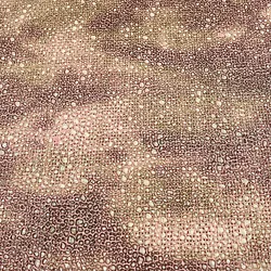 EPO High Quality Flax Linen Fabric with Laser Transferred Pearl Fish Design for Bags