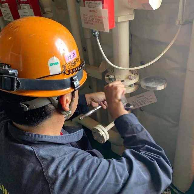 
Fixed CO2 Fire Extinguishing system inspection for ships 