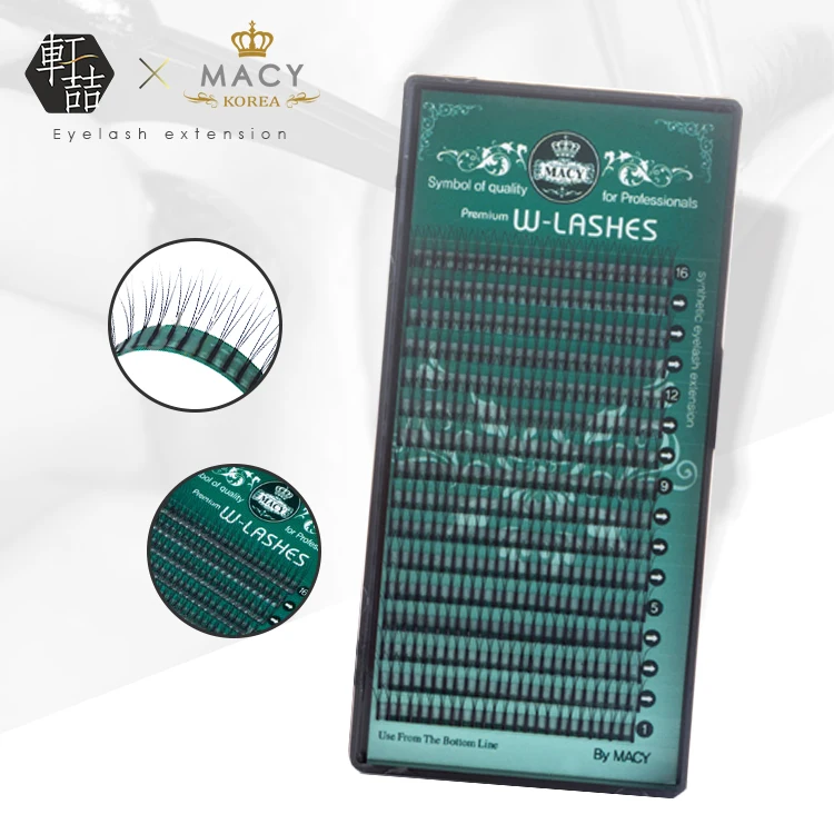 OEM Factory Eyelash Extension Private Label Custom Artificial W Eyelash