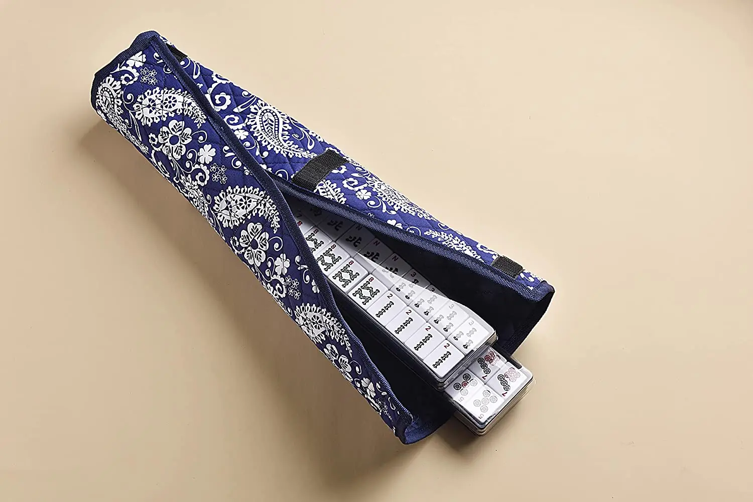 Customized Mahjong Set 166 Mahjong tiles with cloth bag Portable American Mahjong