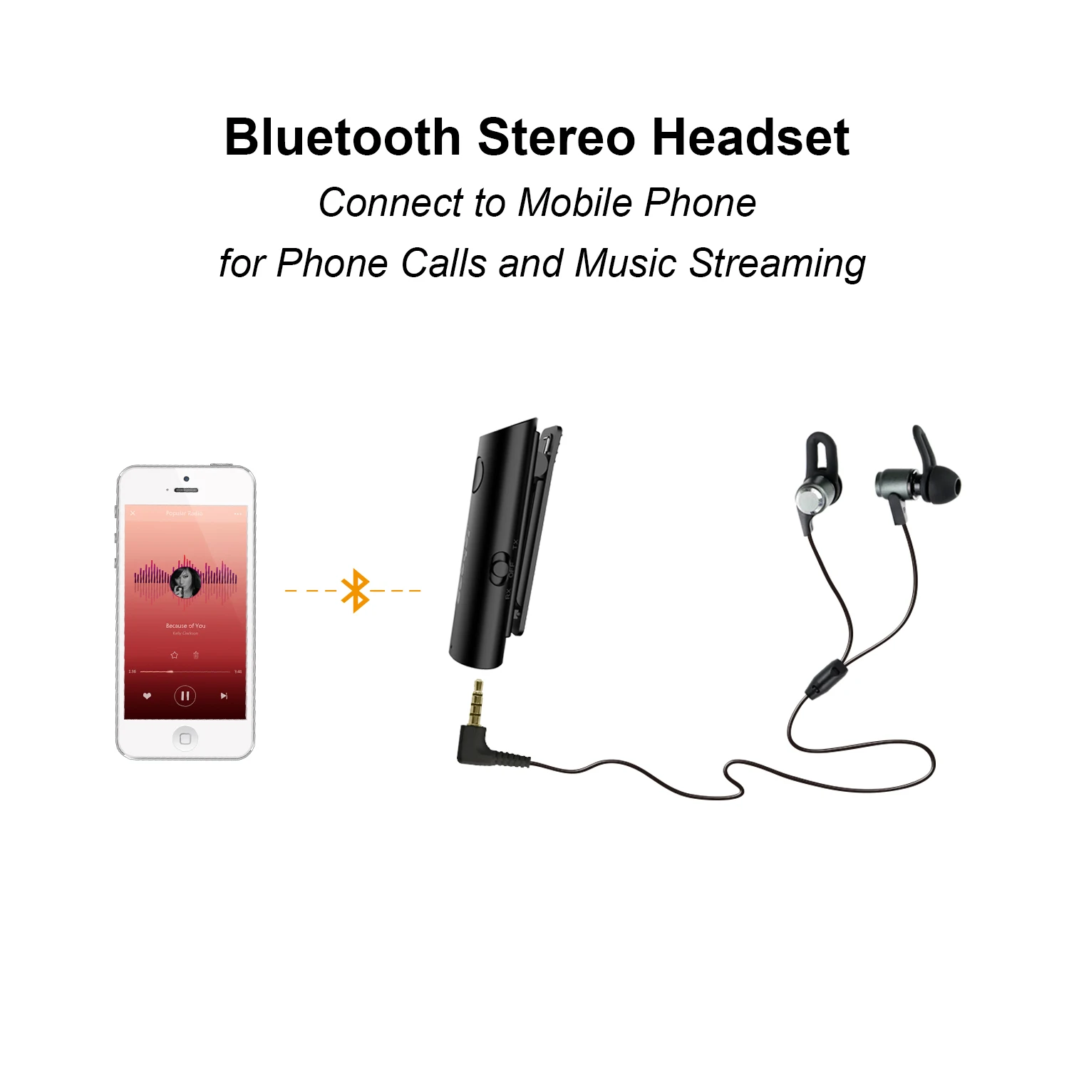 4-в-1 Bluetooth передатчик и приемник беспроводной аудио кабель телевизионный с микрофоном для двусторонней