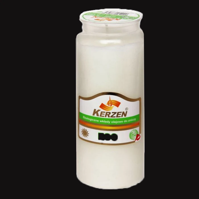 *Grave Light Refill Kerzen Eco 7 for grave yard candle Nice white colour Oil type refills ecological