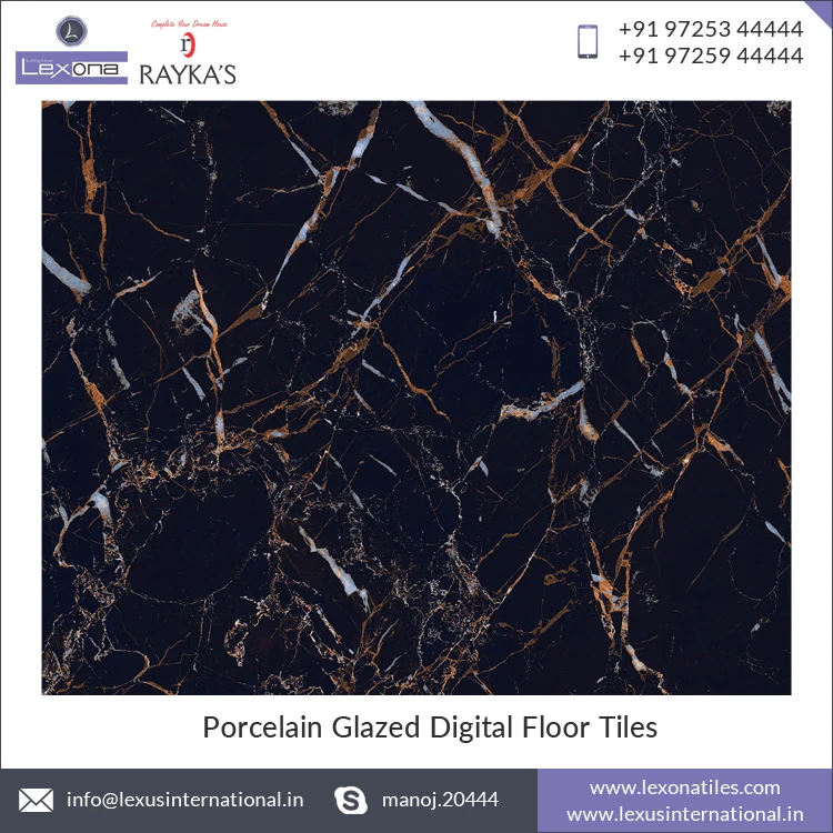 Декоративная итальянская полированная фарфоровая глазурованная цифровая напольная плитка 600 Х600 мм