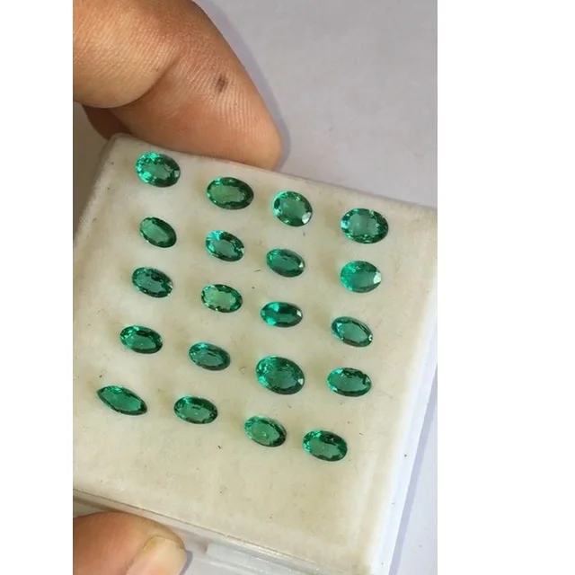 Natural Emerald Zambia origin very good quality with superb luster and nice green color perfect making used in jewelry making