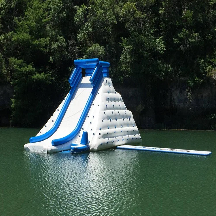 
Best selling Summer water floating toy inflatable water park inflatable climbing iceberg tower 