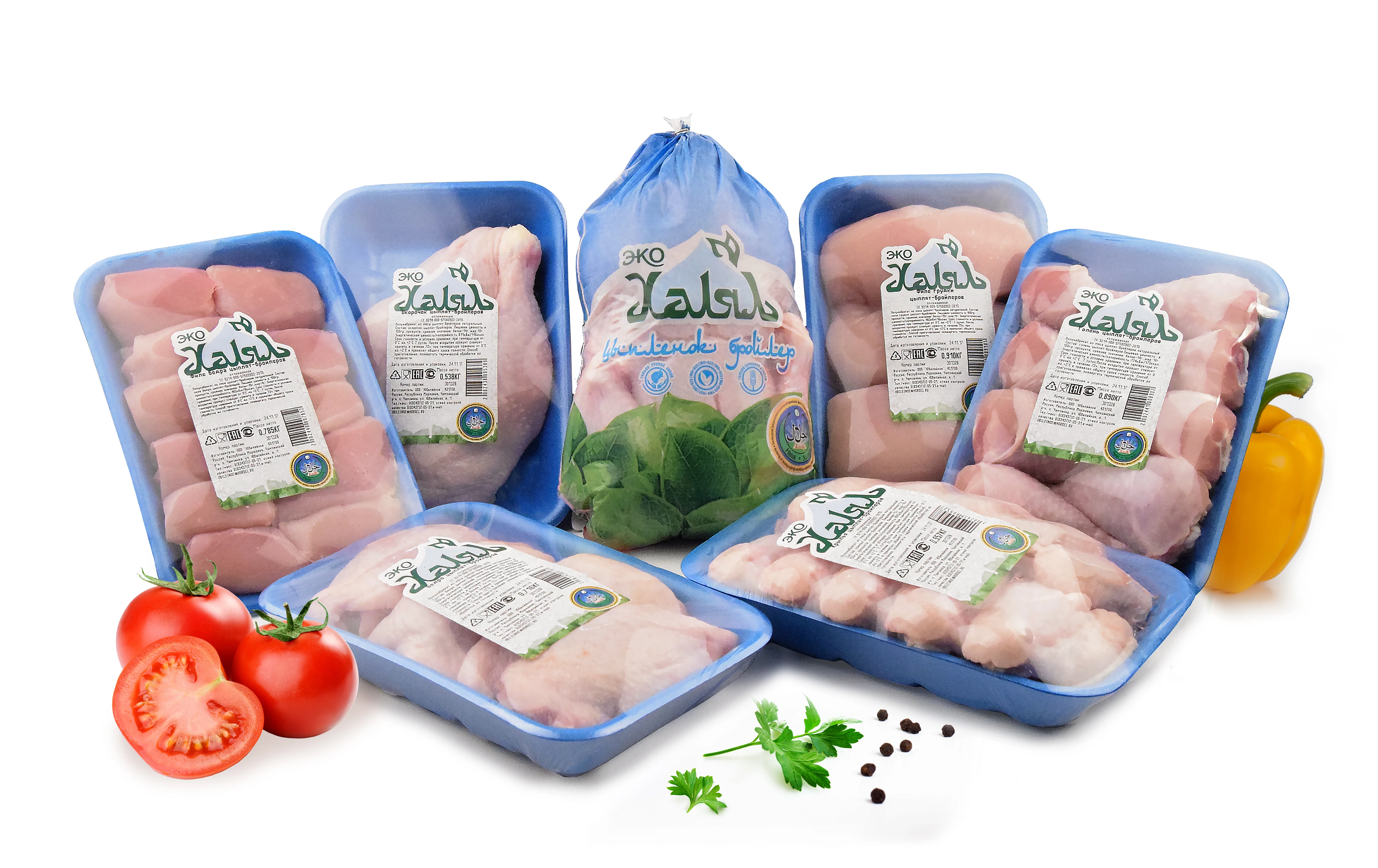  Halal замороженная куриная Бройлер грудка