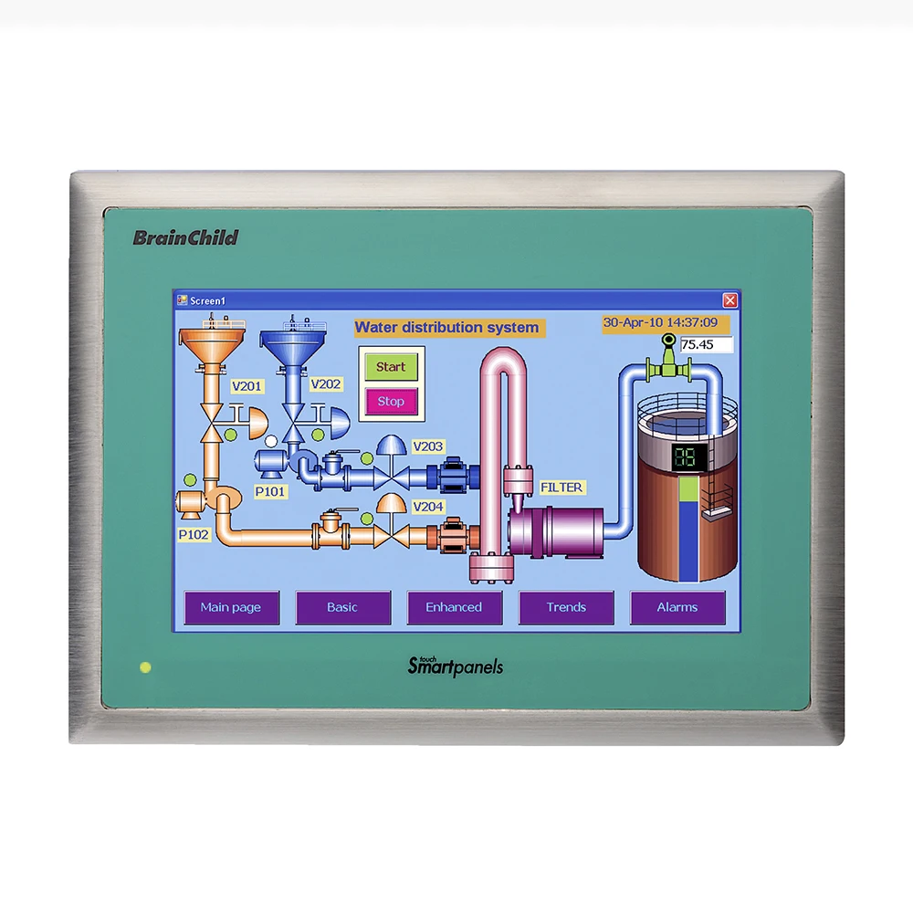 Plc HMI Touch Screen HMI750