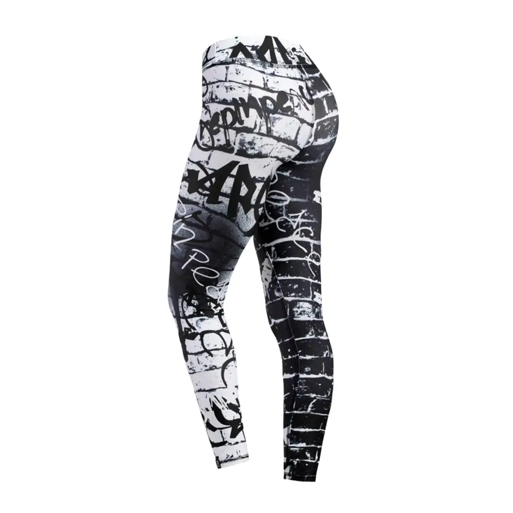 Custom Fit Ladies Sports Wear Gym Fitness Clothing Sublimation Printed Leggings For Women