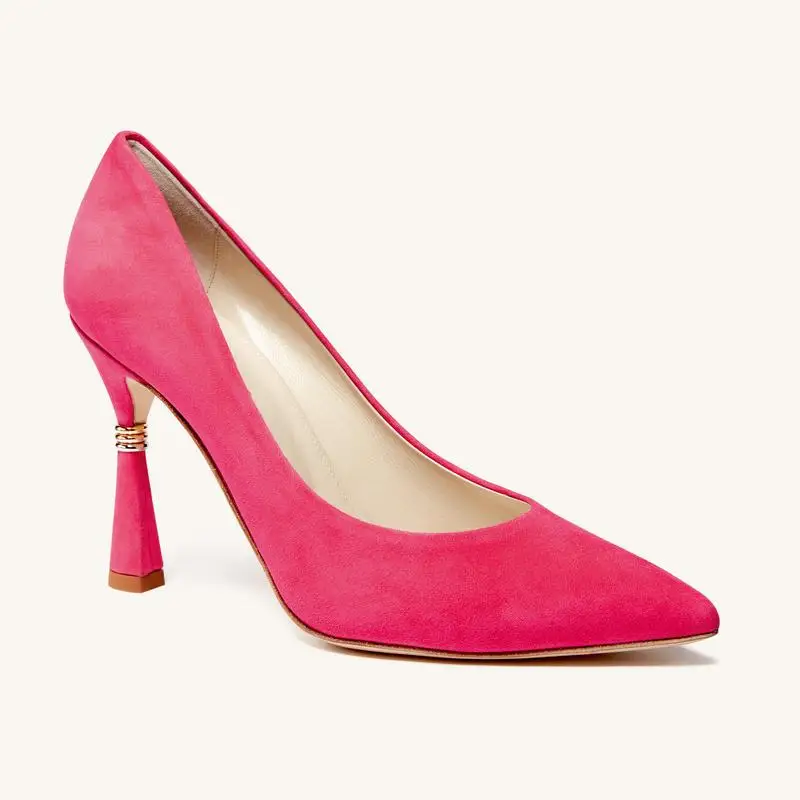 Women High Quality Low Price High Heeled Pink Color Pumps Sandals Shoe (sandalias Mujer) Other Color Options Available