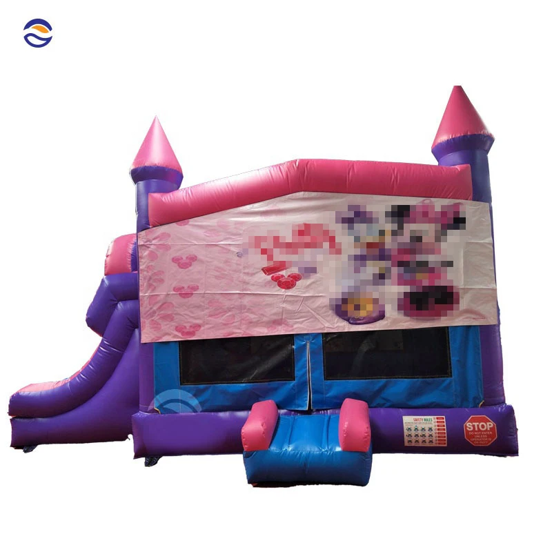 Inflatable Mickey Minnie Mouse Jumping Bouncer Slide Bouncy Castle Bounce House
