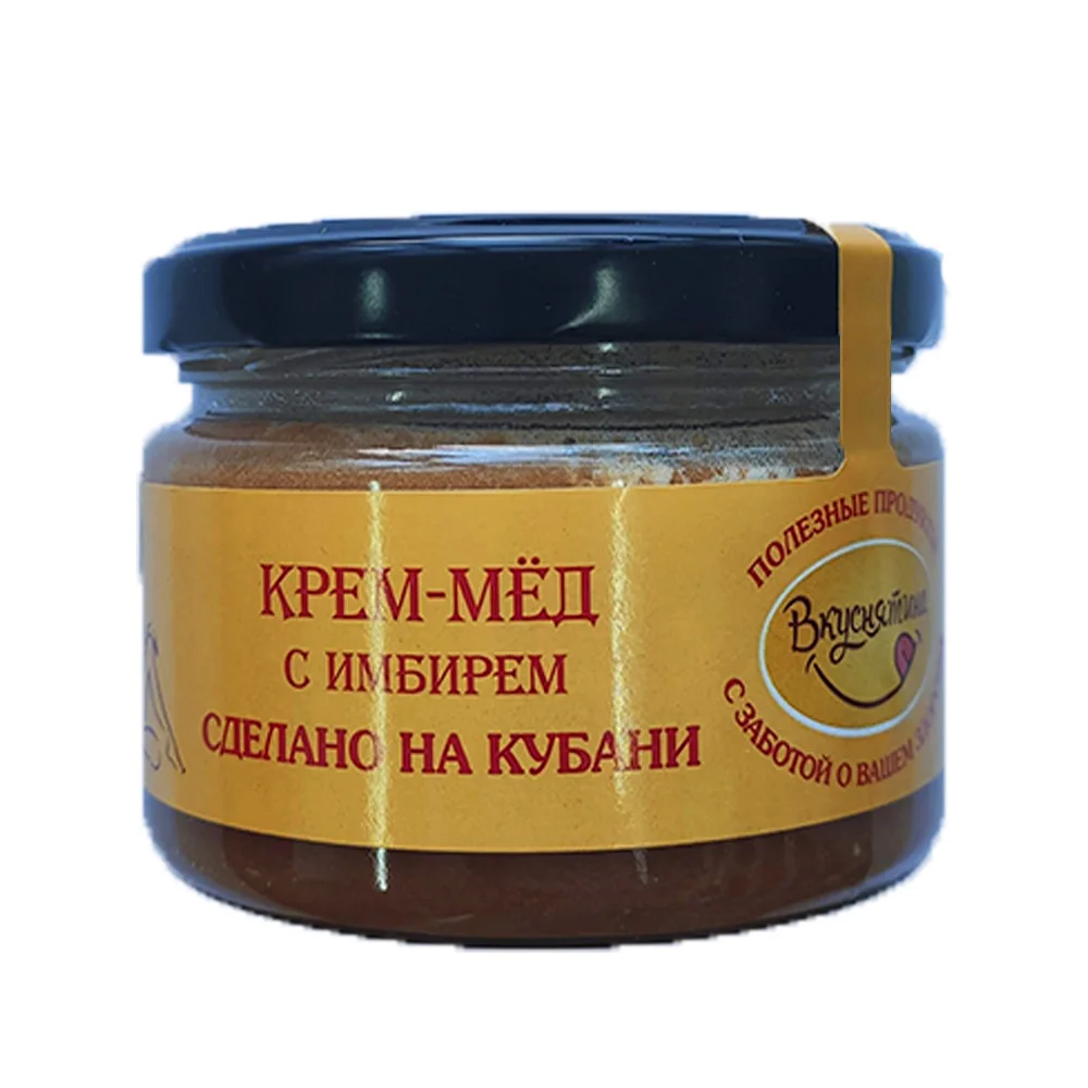 
High quality honey cream with ginger, from manufacturer 