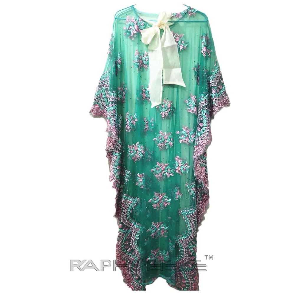 
Leaf Green Caftan Long Maxi Gown 