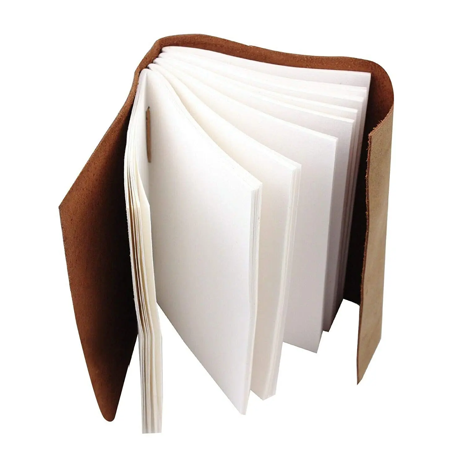 Handmade paper Leather Diary Embossed with Heart ,Antique brown Handmade Leather Bound Notepad ,Travel Diary for Men and Women