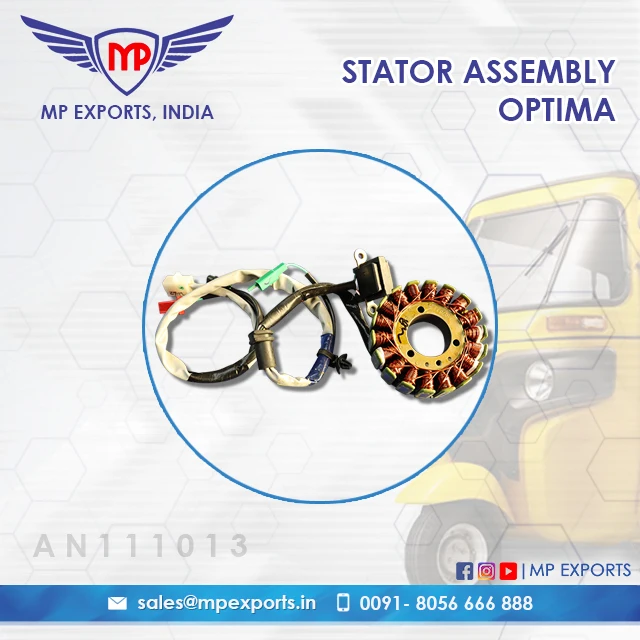 Запасные части для сборки статора TUK трехколесные BAJAJ