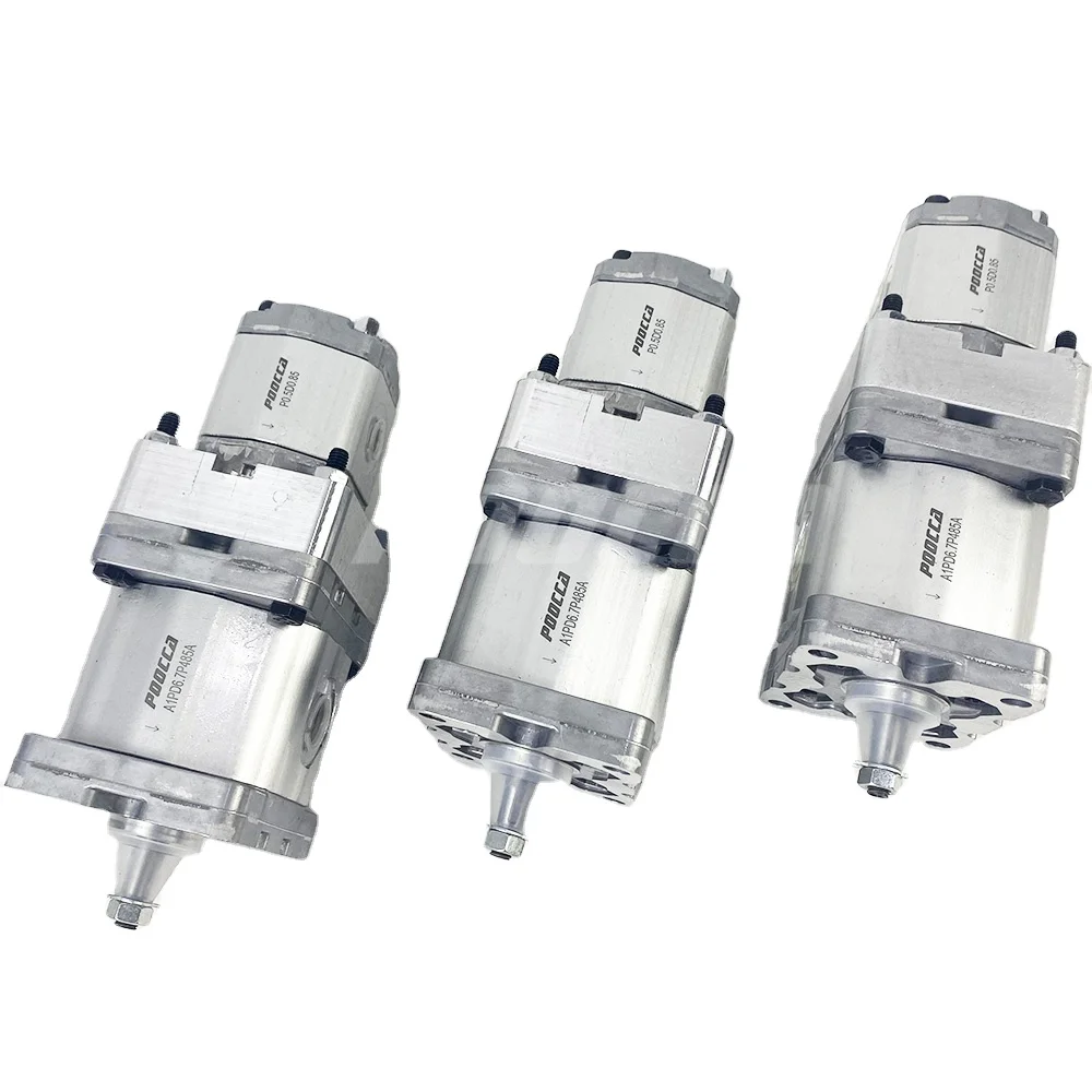 Mini Hydraulic Pumps 0.25 ALP1 GHP1 Multiple Modular External Double Gear Pump