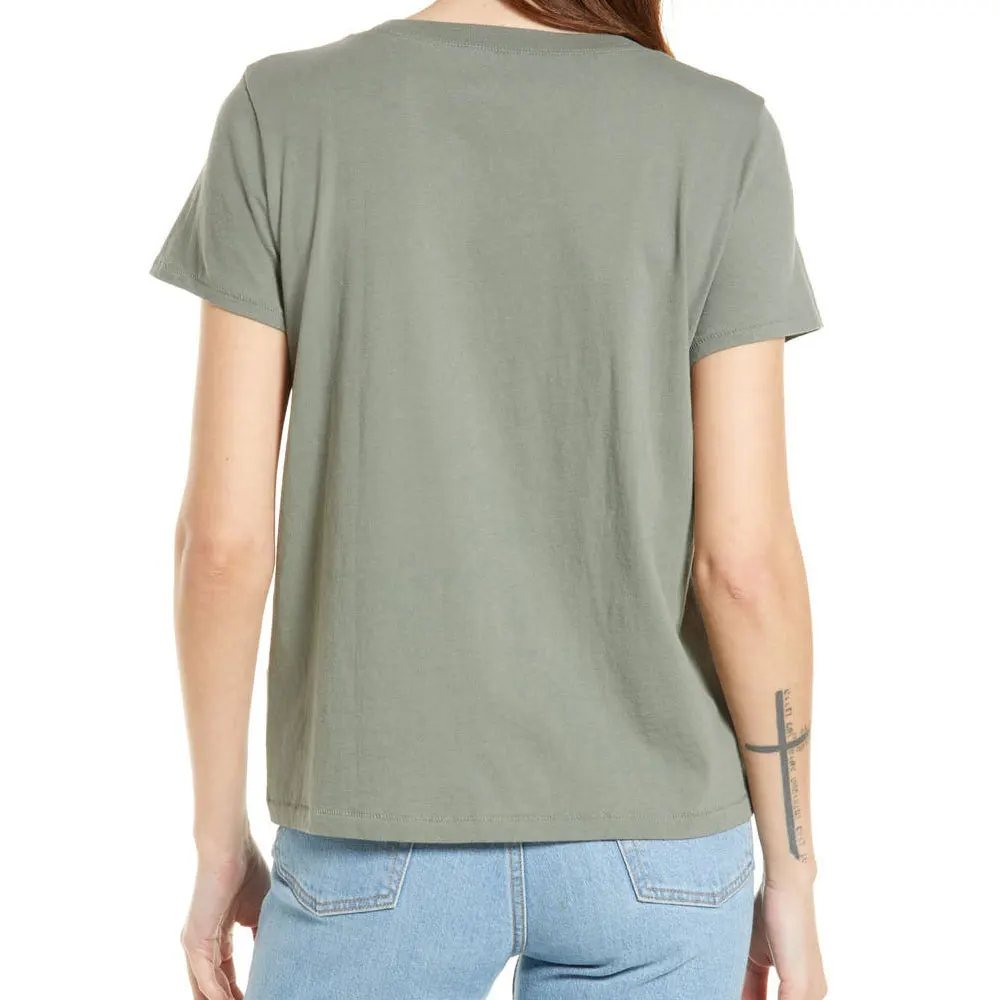 Bella+Canvas Wholesale price Custom women Crew neck t Shirt Vintage Tee Custom Logo Print Breathable T-Shirt