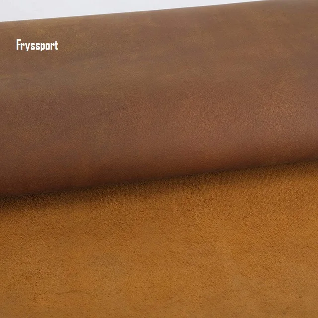 Thick Finished Grain Cowhide Leather Cow Skins Crafts Hobby Sewing Tooling for Home Decor Workshop Crafting Leather Dark Brown