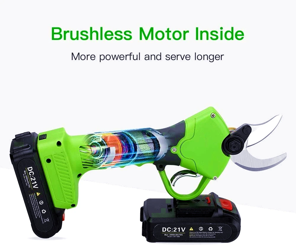 Multifunctional Lithium Electric Branch Shear Lithium Li-ion rechargeable battery cordless power scissors