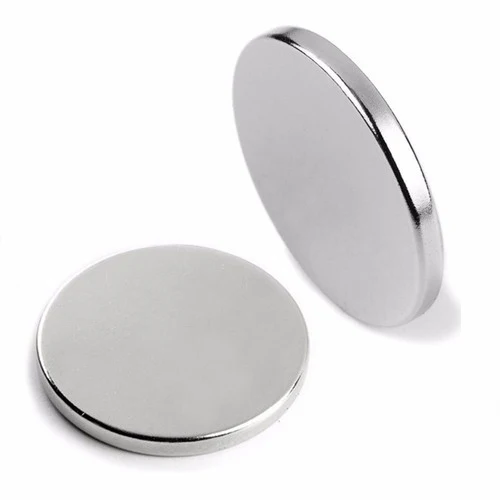 Neodymium Disc Shaped  Magnets  36x10 N35 / N45  / Round Magnets / Silver Magnets