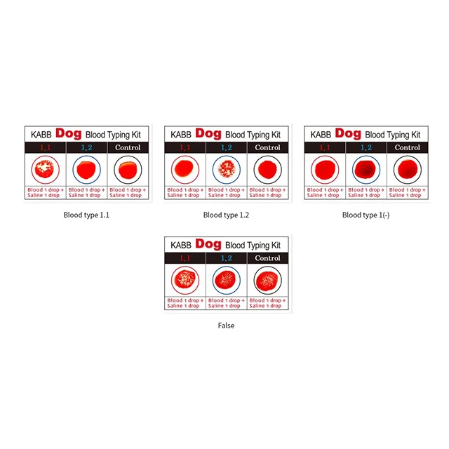 Полезные товары для домашних животных, набор для тестирования крови собак, Сделано в Корее