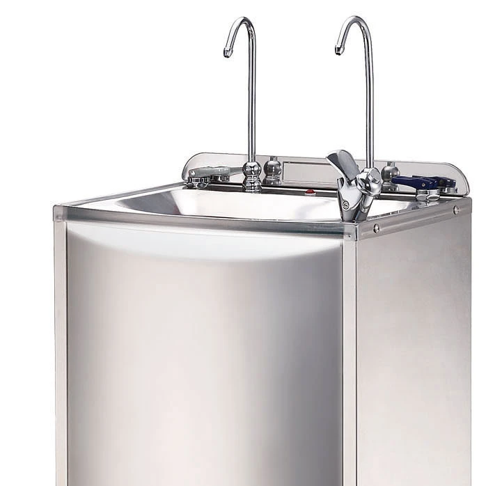 Stainless steel High production Freestanding water dispenser stand with hot and cold water for offices or warehouse school