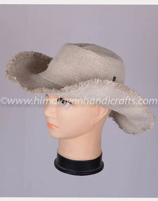 Ladies Fashion Natural Fringy Hat HSH 0026 A