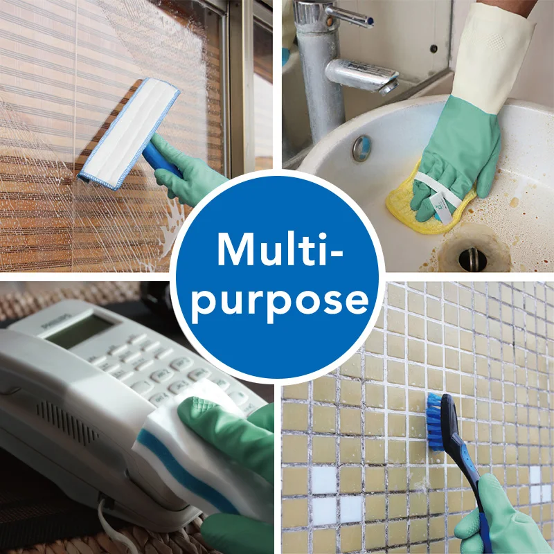 Special Design 12 in 1 Cleaning Tools Set with Plastic Caddy Tray Daily Household Cleaning Caddy Kit