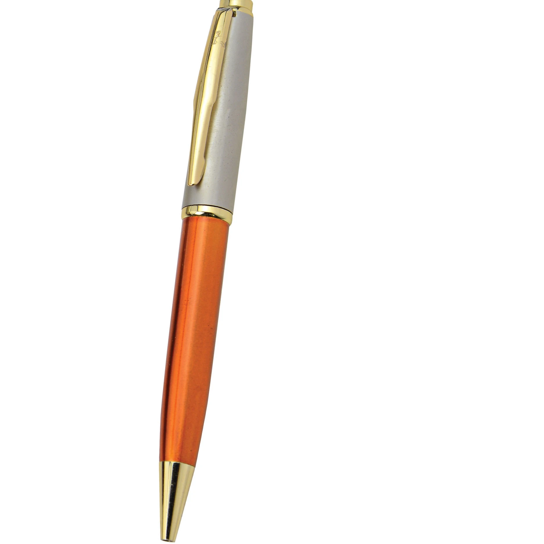 
Corporate Orange Luxury Branded Ball Point Pens Logo Set Wholesale Cheap Novelty Design Promotion Gift Item With Logo For Hotel 