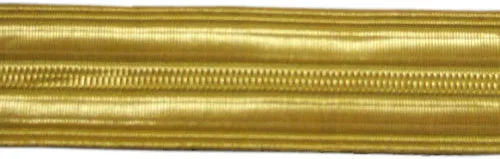 High quality cotton polyester ribbon yellow strips lace woven ribbon braid in viscose material Jacquard Ribbon