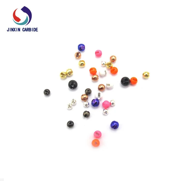 Colorful and various size tungsten slotted beads
