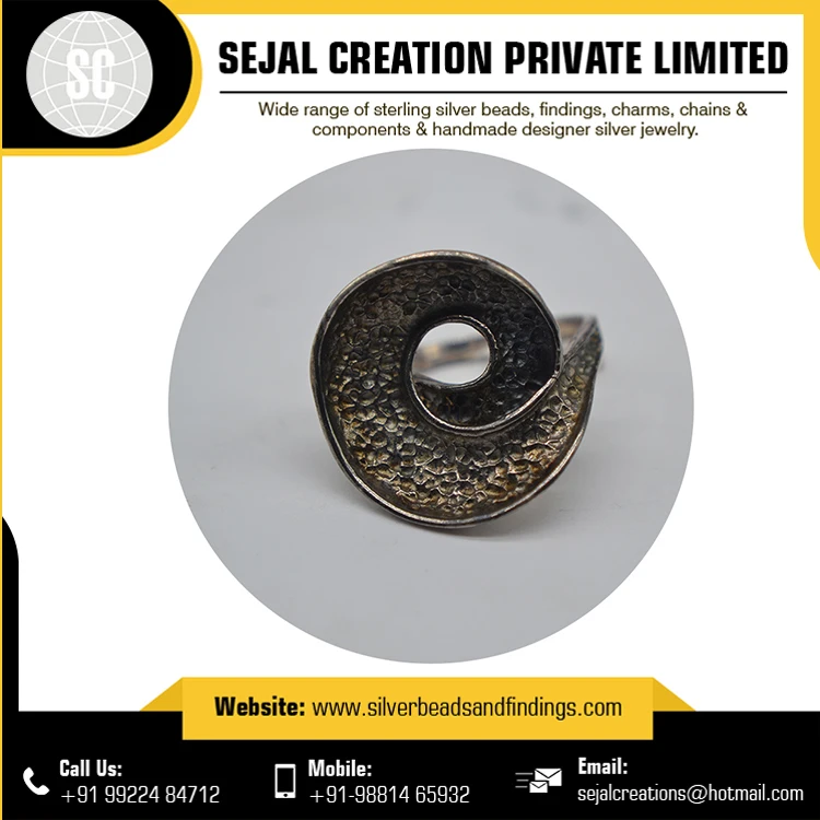 925 Sterling Silver Tribal Women Jewelry Rings